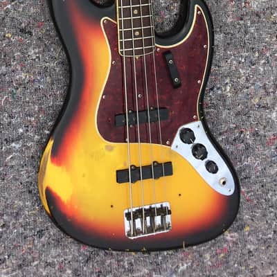 Fender Jazz Bass 1966 - Sunburst Dot and Binding image 1