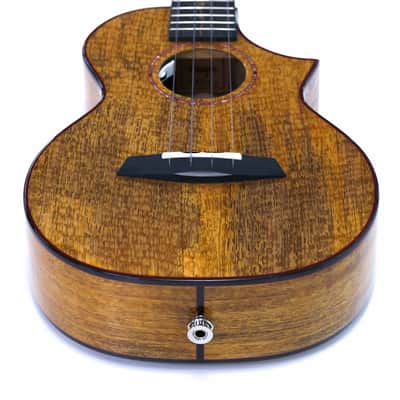 Enya EUT-MG6-EQ Solid Mango Tenor Ukulele With Pickup and Cutaway "LI HING" image 5