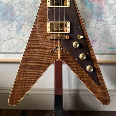 Banker Guitars Albert King Lucy Flying V Dan Erlewine Gibson Authorized Partner - Walnut image 10
