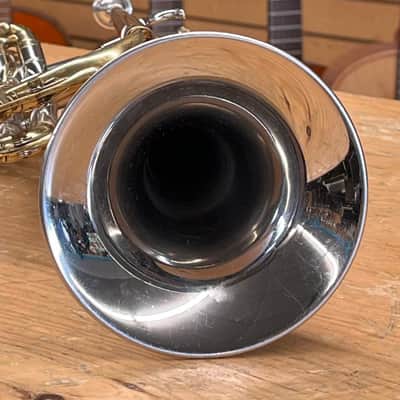 King Tempo Silver Trumpet w/Case image 4