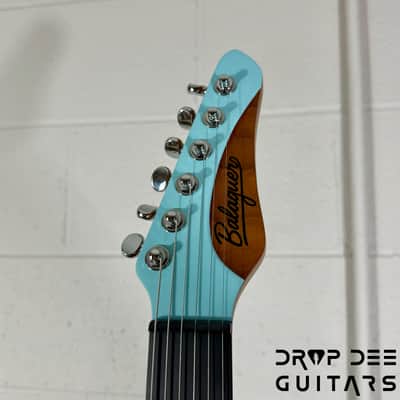Balaguer 10th Anniversary Growler Classic Electric Guitar w/ Case - Sky Blue Gloss image 10