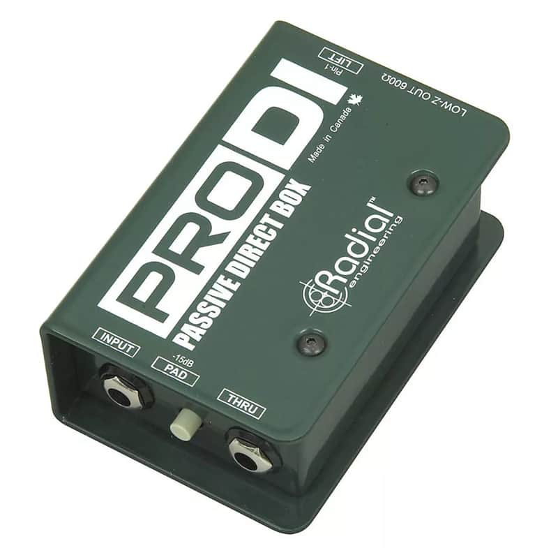 【希少・旧ロゴ】Radial PRODIパッシブダイレクトボックス 動作確認済 Radial ProDI Passive Direct Box | Reverb