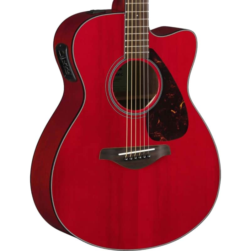 Yamaha FSX800C Acoustic-Electric Guitar - Ruby Red image 1