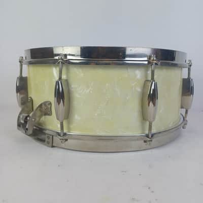 Slingerland 40s WMP 6x14"Radio King 1Ply Solid Maple Snare Drum Cloud Badge USA image 3