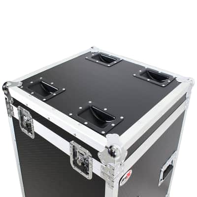 ProX XS-UTL4 Utility Flight Case w/ Black Laminate 4" Casters w/ Caster Dishes image 16