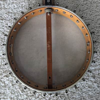 1899 S.S. Stewart Special Thoroughbred 5 string Open Back Banjo with hard case image 4