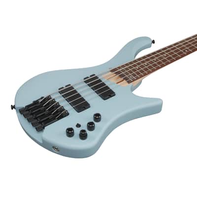 Ibanez Bass Workshop EHB605-PRM Purist Blue Matte - 5-String Electric Bass image 5