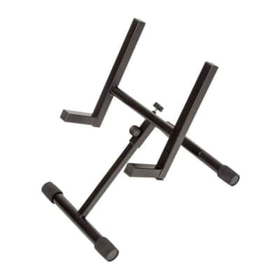 Fender Amp Stand with Adjustable Height, Foldable Design, and Rubber Feet (Black, Small) image 1