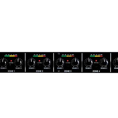 ART MX225 Stereo Dual-Source 5-Zone Distribution Mixer w/ stereo inputs BLK MINT image 3