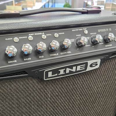 Line 6 Spider IV 15 15-Watt 1x8" Digital Modeling Guitar Practice Amp 2009 - 2016 - Black image 4