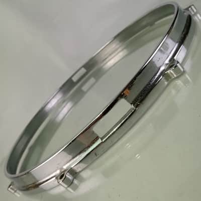 *Ajax 14" Snare Drum Resonant Side 8-Lug Die-Cast Rim/Hoop Chrome Vintage 60s image 3