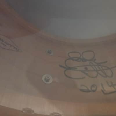 Craviotto Super Swing Snare Drum 2014 - Maple with Walnut Stained Hoops & Inlay image 4