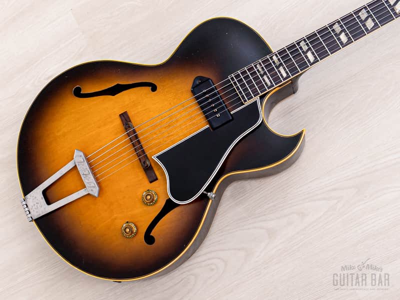 1956 Gibson ES-175 Vintage Archtop Electric Guitar Sunburst w/ P-90, Case image 1