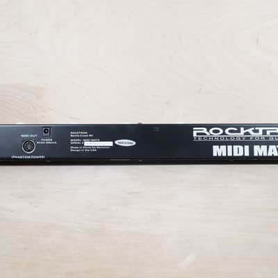 Rocktron MIDI Mate Foot Controller Black in Box w/ Power Supply, 30ft MIDI Cable image 7