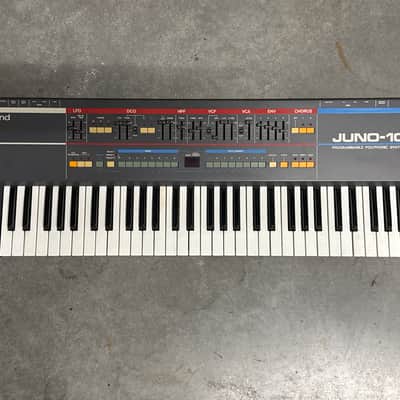 Roland Juno-106 61-Key Programmable Polyphonic Synthesizer 1984 - 1985 - Black