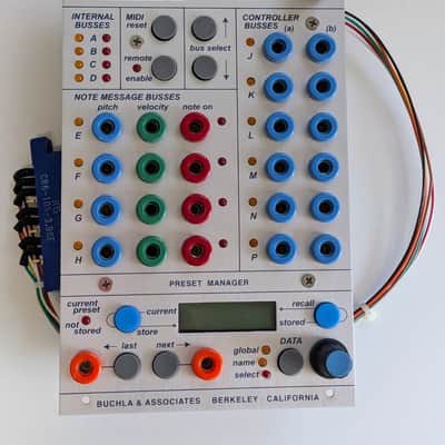 Buchla 225e MIDI Decoder / Preset Manager 2010s - Silver image 2