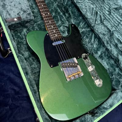 Fender MIJ 60's Telecaster Rosewood FB in Sherwood Green Metallic Pre-owned image 19