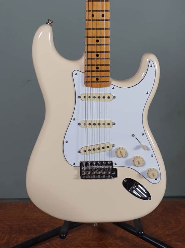 Fender Jimi Hendrix Stratocaster, Olympic White w/ Deluxe Gig Bag - Open Box image 1
