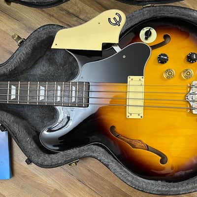 1998 Epiphone Jack Casady Signature Bass Rare Sunburst image 20