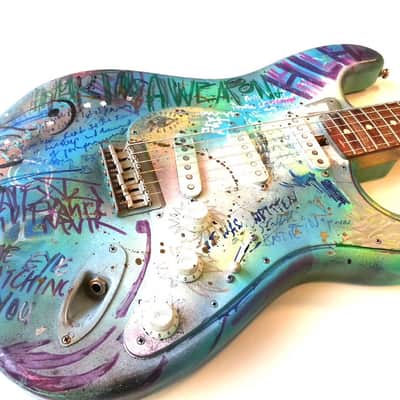 Fender Stratocaster Of COLDPLAY Jonny Buckland !!! Owned for tour and Record! image 3