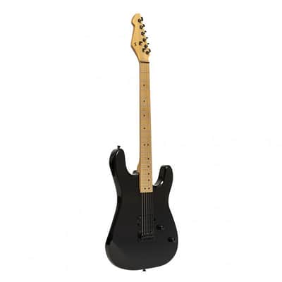 Stagg SEM-ONE H BK Metal Series Solid Mahogany Body Roasted Maple Bolt-On Neck 6-String Electric Guitar image 3
