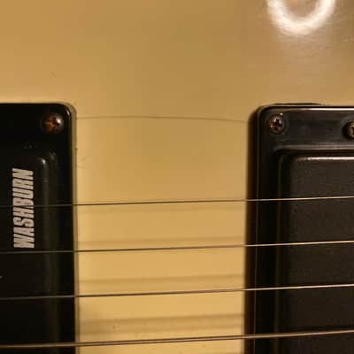 C. 1984 Washburn HM80 Kahler In White W/ Multiply Binding! W/ OHSC! So Metal!! image 8