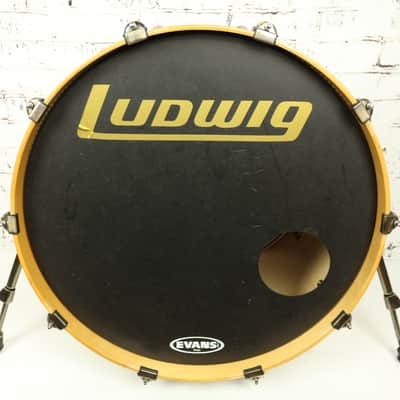 Ludwig Pro Beat Epic Series 4-Piece Drum Kit Olive Green Burst (24/13/16/18) image 3