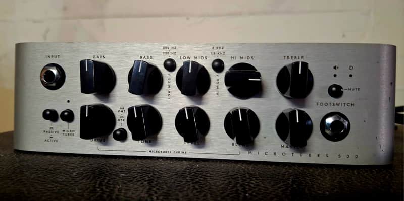 Darkglass Electronics Microtubes 500 500-Watt Bass Head 2010s - Silver image 1