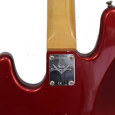 Fender Jazz Bass 68 JRNY Aged Candy Apple Red image 8