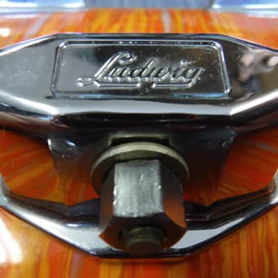 Vintage Ludwig Late 60's 12x8" Tom-Orange Mod-Excellent! image 6