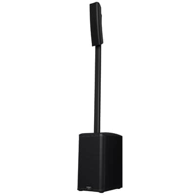 QSC KC12-BK Active Powered Black Column DJ PA Speaker System w Cover image 3