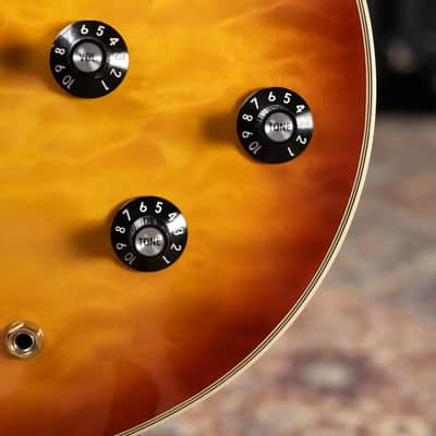 EVH SA-126 Special QM Semi-Hollow Electric Guitar - Tobacco Sunburst with Hardshell Case - Used image 12