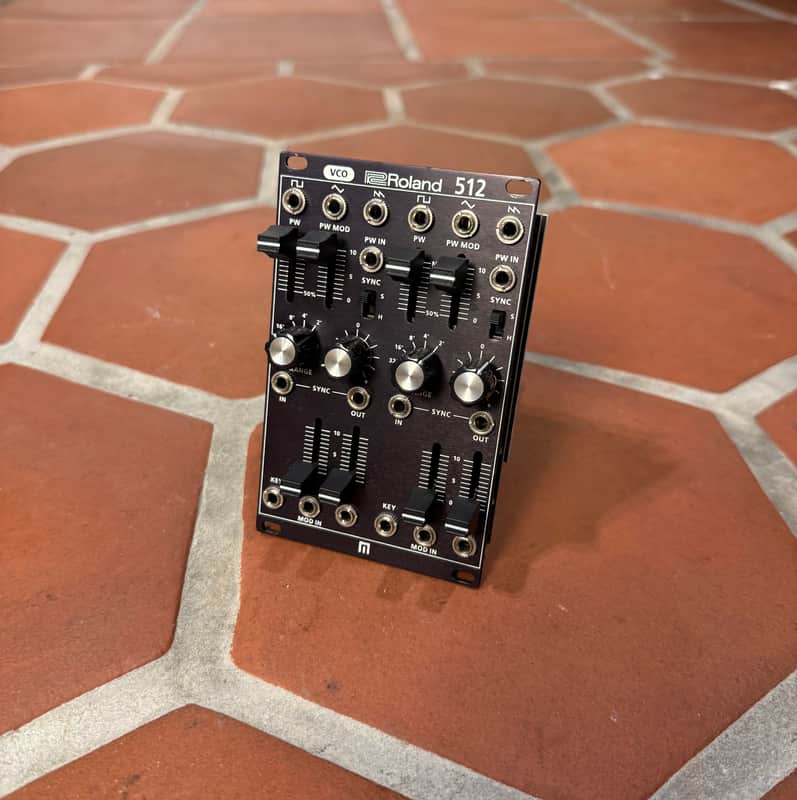 Roland System-500 512 Eurorack Dual VCO Module 2016 - Present - Black image 1