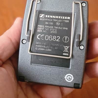 Sennheiser Sennheiser SK 100 G2 Taschensender Bodypack Sender kabellos 786-822 MHz schwarz image 6