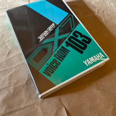 Yamaha DX7 Data ROM Cartridge VRC-103 Sustain Group Excellent Condition in original box with Users Manual booklet image 7