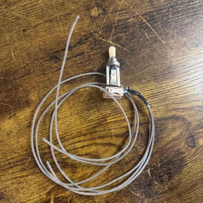 Switchcraft Toggle Switch w/ Gibson Les Paul Wiring (2020s - Nickel w/ Cream Tip) image 2