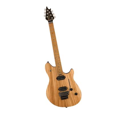 EVH Wolfgang WG Standard Exotic Zebrawood 6-String Right-Handed Electric Guitar with Basswood Body and Baked Maple Fingerboard (Natural) image 3