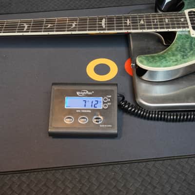 PRS SE Custom 24 Quilt - Teal Black image 9