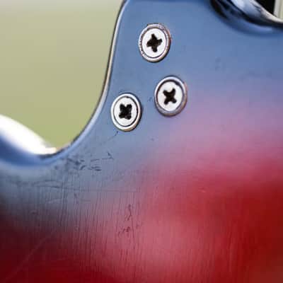 Silvertone 1478 Silhouette - Red Burst image 7