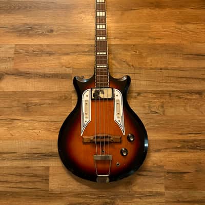 1960's Airline Sunburst Pocket Bass image 1