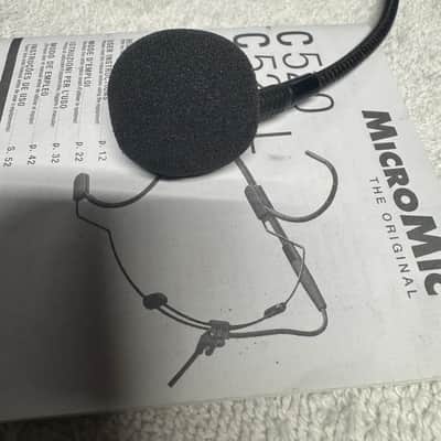 AKG C520 L Professional Head-Worn Cardioid Condenser Microphone 2010s - Black image 4