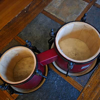 DP by Daito Percussion bongos USA - red image 4