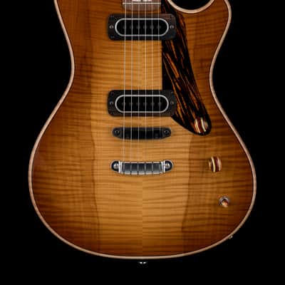 Powers Electric A-Type Select Flame Top #25 PF42 - Wild Honey Burst #B237 image 1