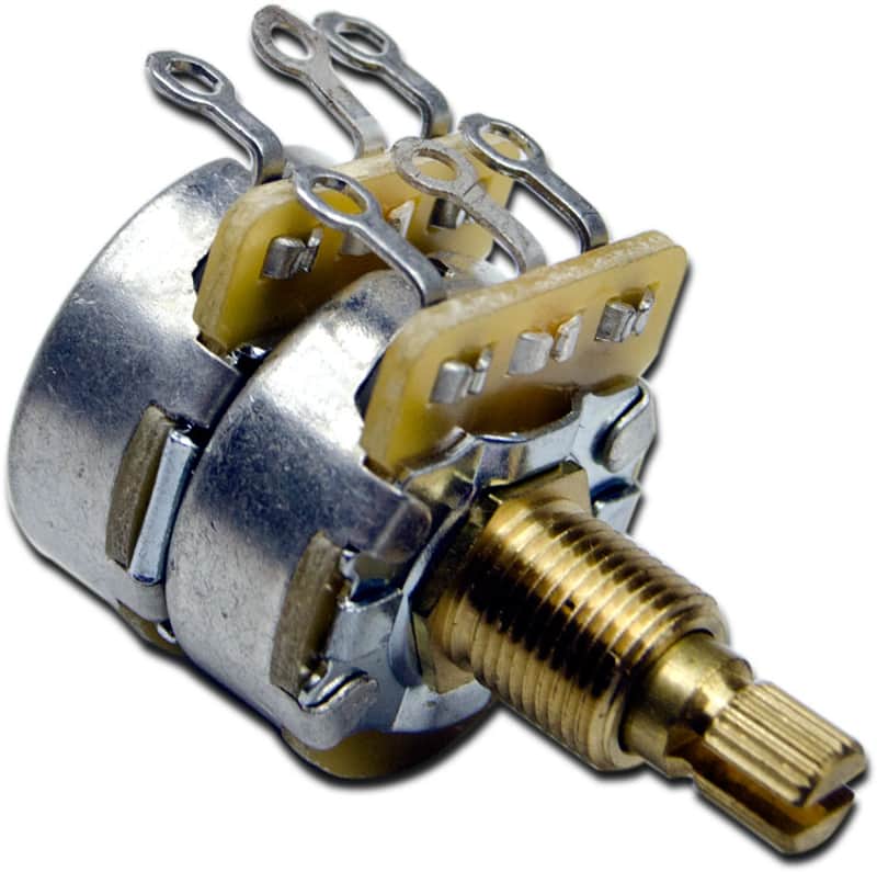 Fender CTS 250K/1-Meg Dual Stacked Potentiometer (TBX Tone Control) image 1