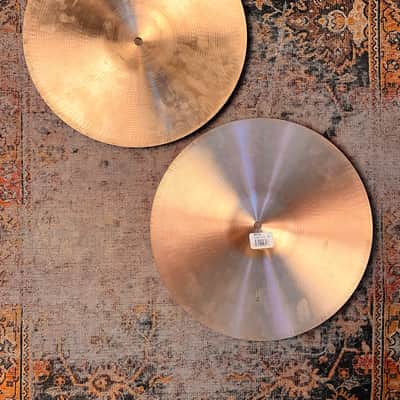 Zildjian New Beat Hihats 14” Hand Picked!  CRISP CLEAN Tone! 968 1340 g Why Pay $520? image 2