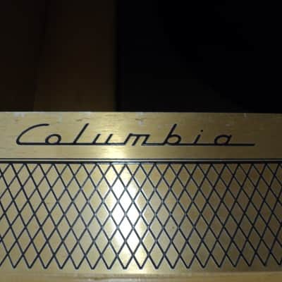 Vintage Columbia Kilosphere Blonde Console Record Player - For Repair image 9