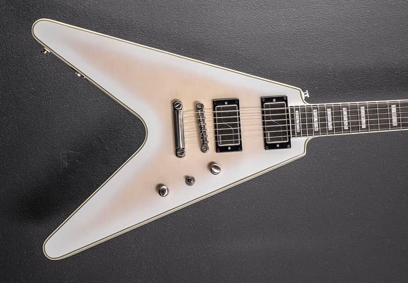 Epiphone Flying V Prophecy - Aged White Tiger Burst image 1