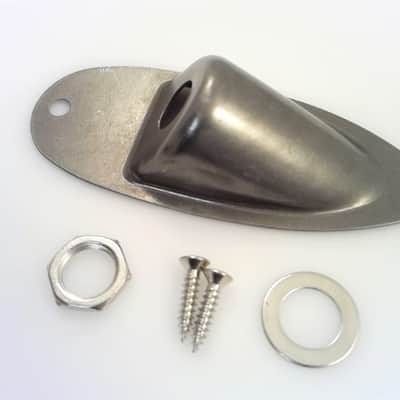 True Custom Shop® Bare Steel Metal Boat Jack Plate for Fender Stratocaster image 3