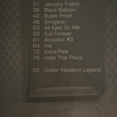 Goo Goo Dolls - Dizzy Up The Girl - Guitar Tab / Tablature Book image 3