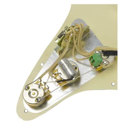 Mojotone "Rene Martinez Lipstick" Strat® Pickup Prewired Pickguard, Color: Black image 2